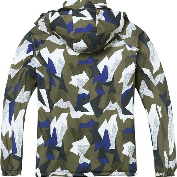 WHATWEARS Waterproof Ski, Snow Coat Windproof Mountain Jackets with Hooded XL - Picture 2 of 10